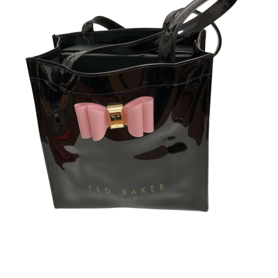 TED BAKER LONDON - Women’s Black Patent Tote Bag  