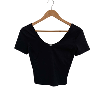 Lululemon Size 4 Black Sports Top