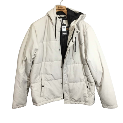 Connor Mens Size XXL Front Zipper / Hood/Canyon Jacket Stone Colour Polyester, Cotton