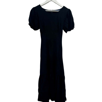 Princess Highway LINEN BLEND BlackMaxi Dress  Size 8