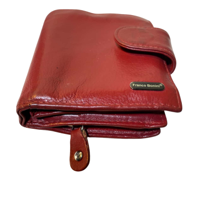  Womens Franco Bonini - 2905 Small Tab ladies leather wallet - Red