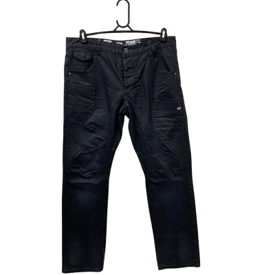  ETO Jeans Mens  Size 36 Straight Leg Jeans Navy Blue 