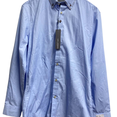 Van Larsson Mens  Size M Business Shirt / Long Sleeves, Light-Blue 
