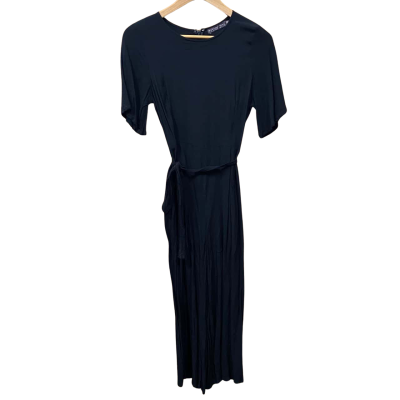 Mister Zimi Black Short Sleeve Jumpsuit Size 10