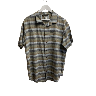 Kathmandu Mens Size 2XL Short Sleeve Shirt Multicoloured / Striped 