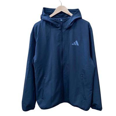 Adidas Black Hooded Jacket Size L