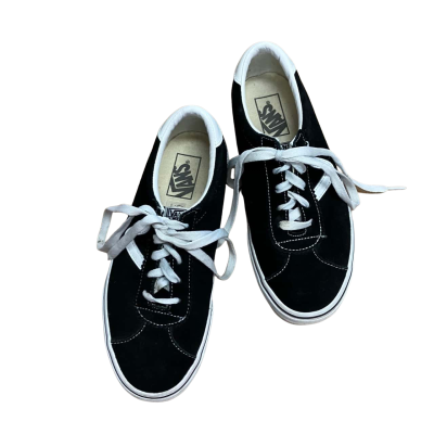 Vans Old Skool Suede Shoes Size 39 Black  / White 