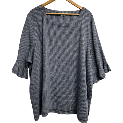 Regatta Womens Size 24 Blue Shirt
