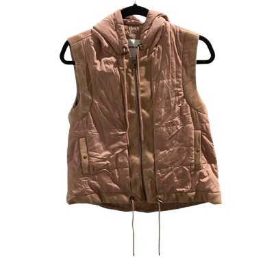 Country Road Womens Zip Through Hooded Vest Size XXS Pink  