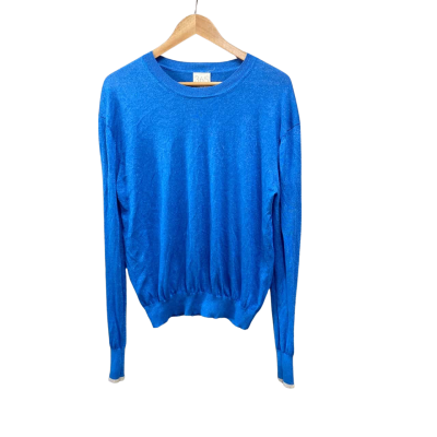 365 Days Womens  Size M Long Sleeve Top Blue 