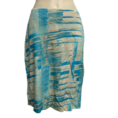 Cue Size 10 Blue Skirt