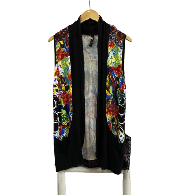 Taking Shape Womens  Size XS Patterned Vest 